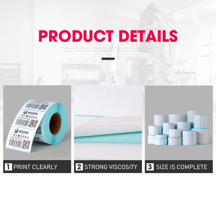 High Quality 80gsm Premium Top Coated Self Adhesive Direct Thermal Label Material in Jumbo Roll Sticker Label