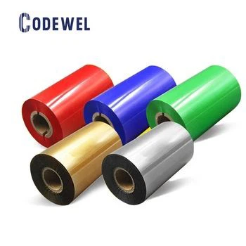 Thermal Ribbon Wax plastefni fyrir allar tegundir af Bacode prentara
